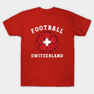 Switzerland Football Ball T-Shirt